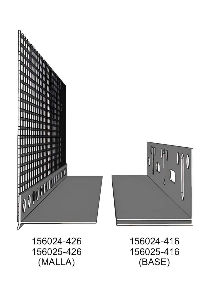 Perfil de arranque 40 a 60 mm (Cortagota y malla) - 2